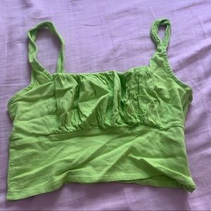 Neon green pacsun top